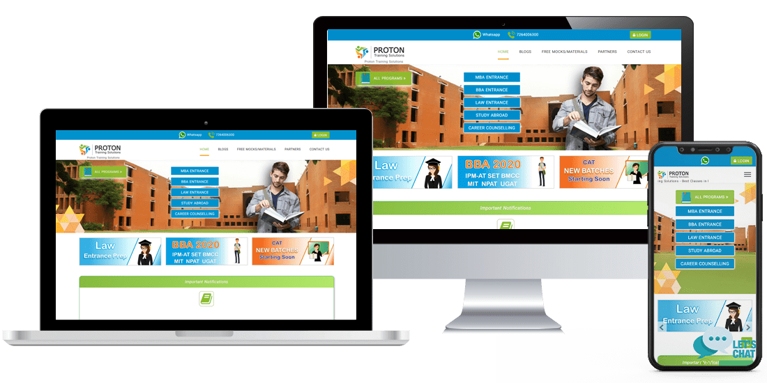 Portfolio | Proton Training Solution | VMG Software Solutions