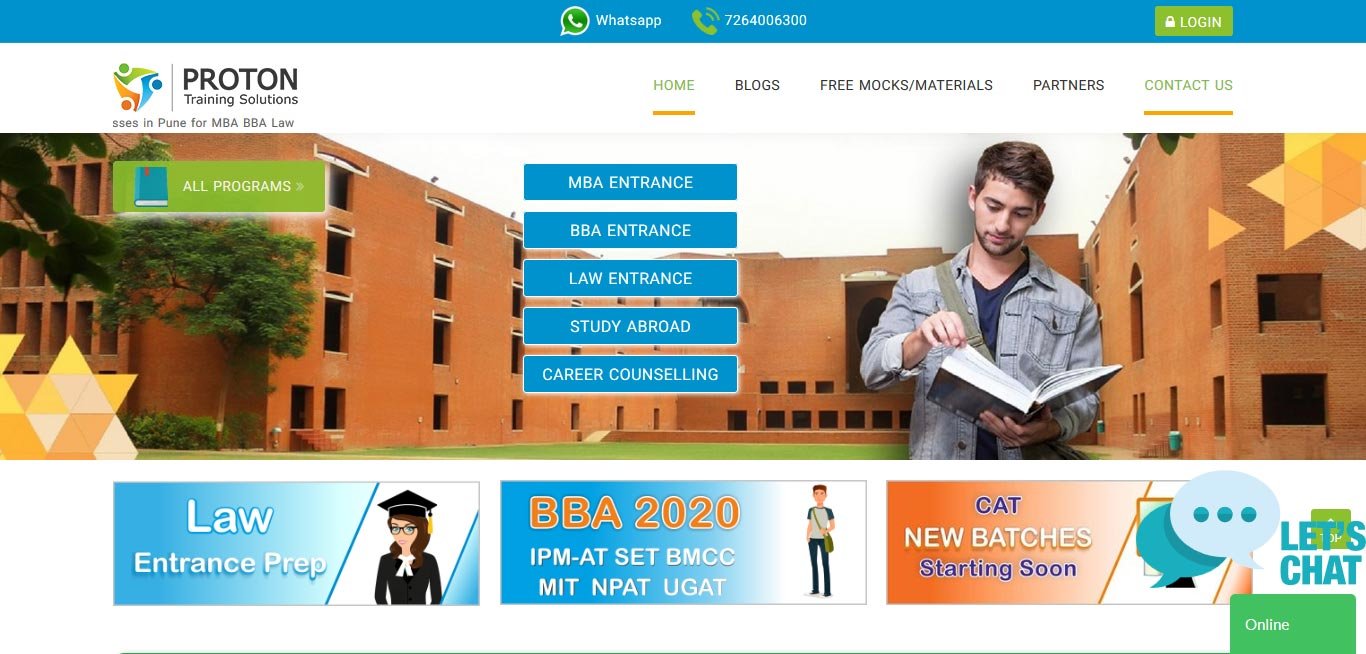 Portfolio | Proton Training Solution | VMG Software Solutions